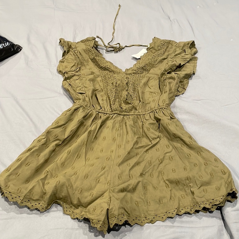 AE garden party wrap romper